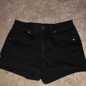 BLACK AMERICAN EAGLE SHORTS